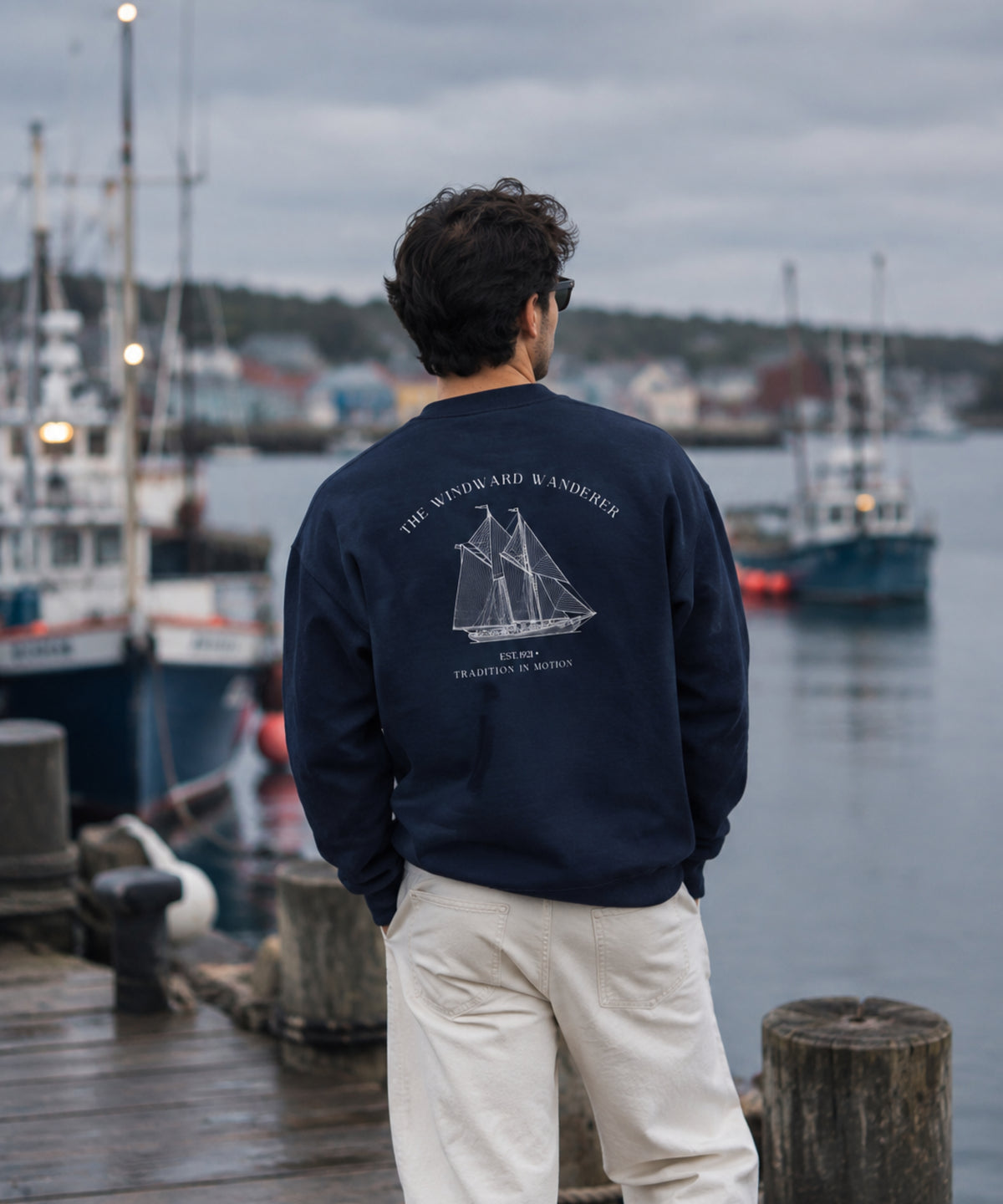 The Windward Wanderer- Crewneck Sweatshirt