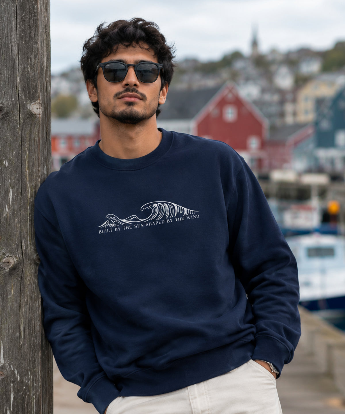 Built By The Sea - Crewneck Sweatshirt