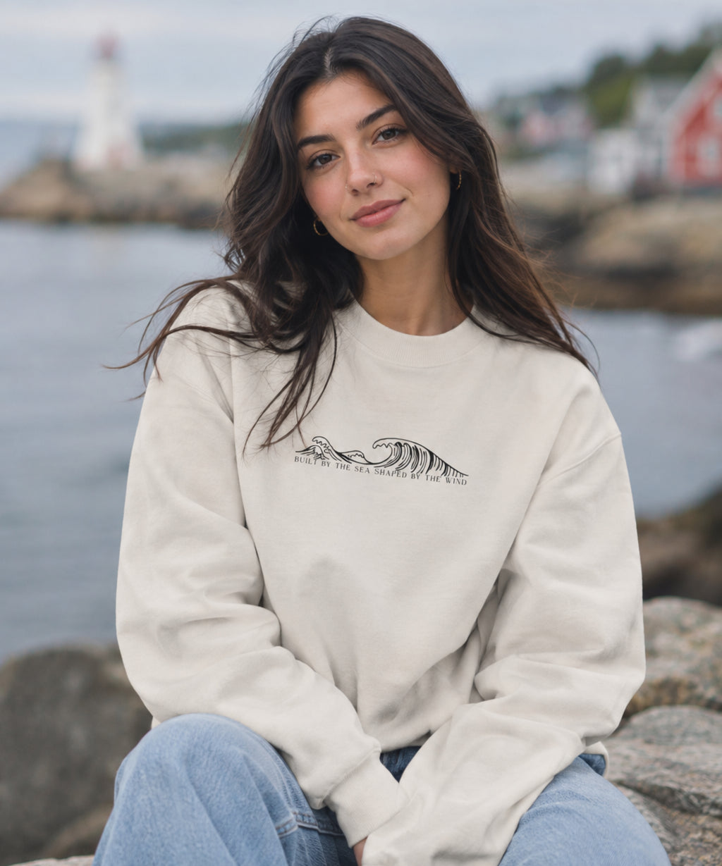 Built By The Sea - Crewneck Sweatshirt