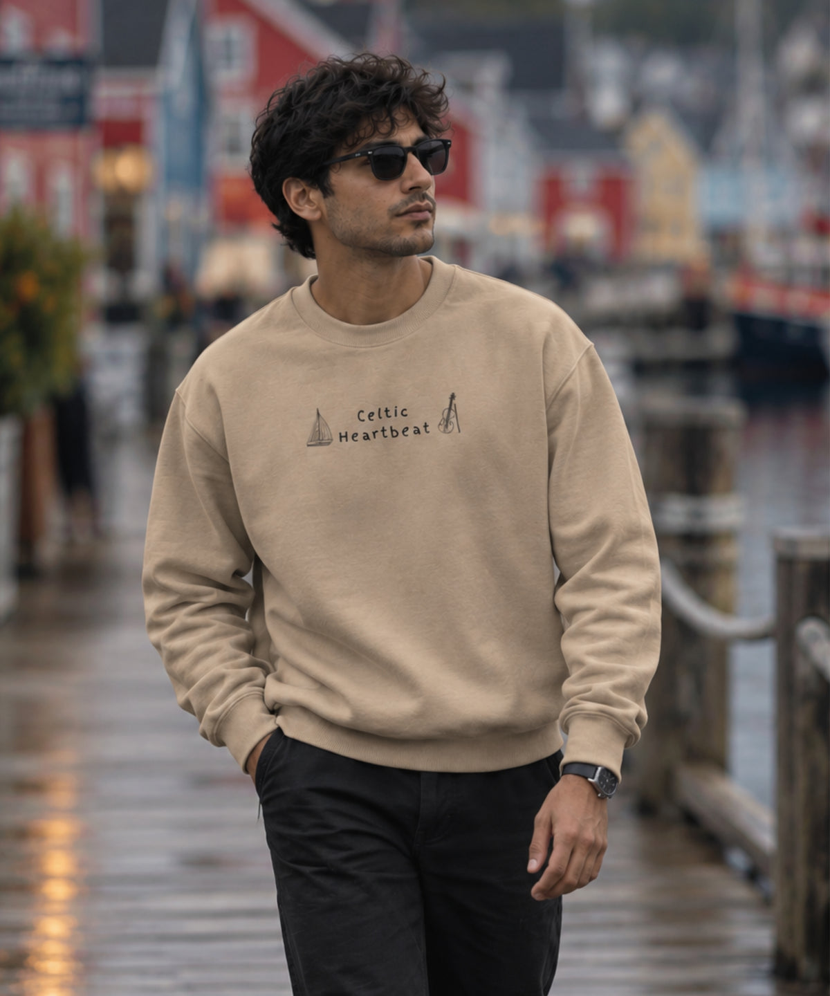 Celtic Heartbeat - Crewneck Sweatshirt